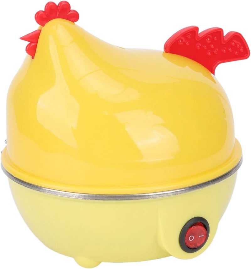 Jeanoko 1PCS Easy Egg Cooker, Quick Egg Cooker, Hard-Boiled Egg Cooker with 7 Egg Capacity, Automatic Shut Off Chicken Shape for Breakfast, Electric Egg Cookers Rapid Egg Cooker - Image 1